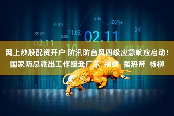 网上炒股配资开户 防汛防台风四级应急响应启动！国家防总派出工作组赴广东_福建_强热带_杨柳